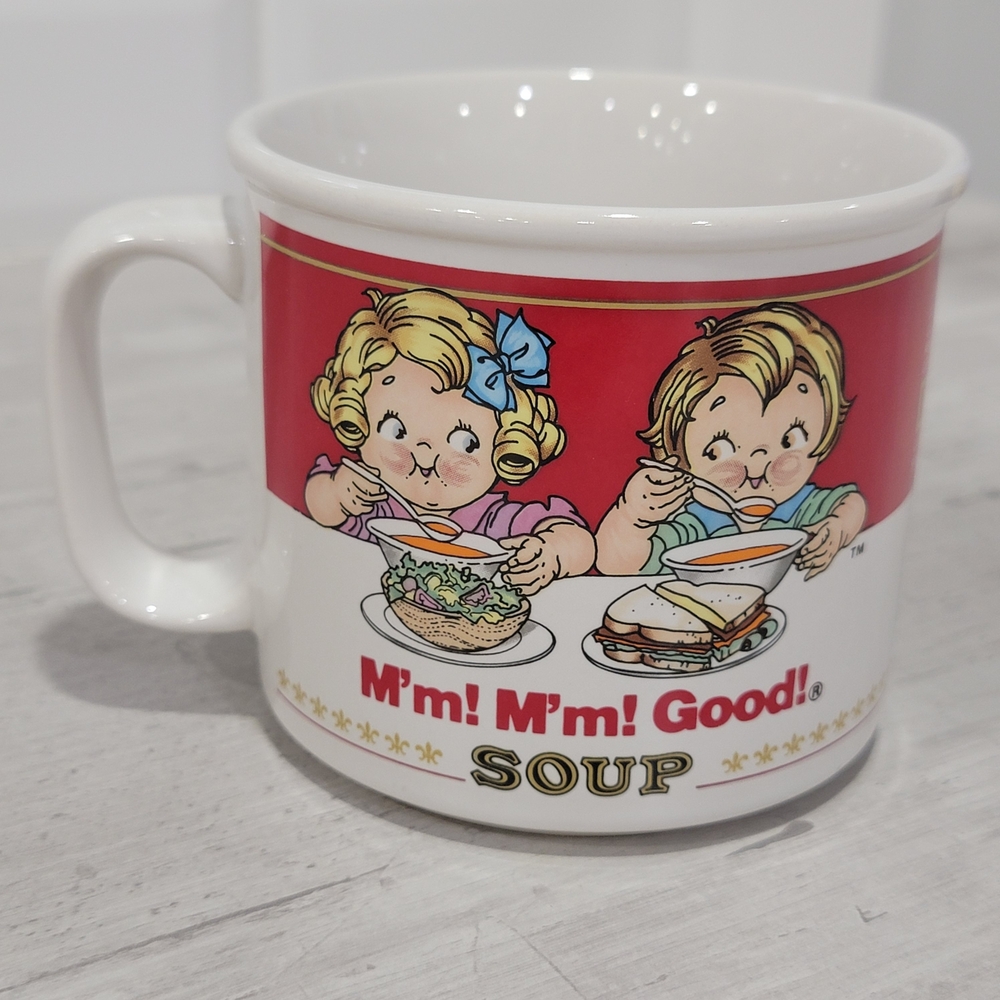 Vintage Campbell's Soup Kids Ceramic Mug 1989 Cup Retro Nostalgic Collectable